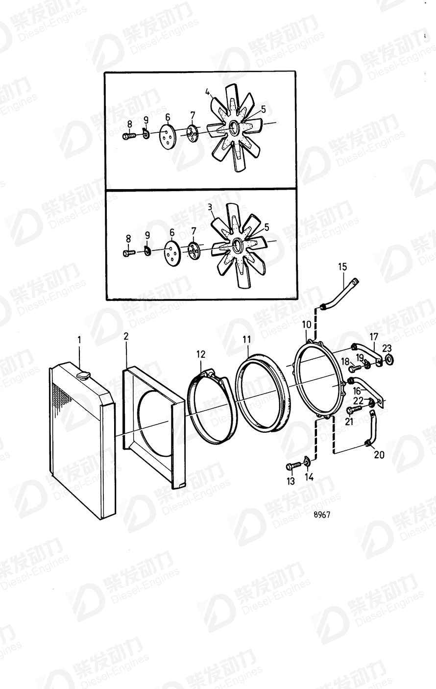 volvo penta Rubber spacer 1661362 Drawing volvo penta Rubber spacer 1661362 Drawing
